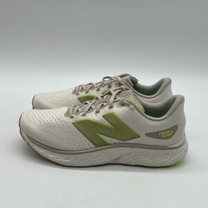 New Balance Fresh Foam X EVZ V3 Men’s Size 11D Beige White Mesh Running Sneakers